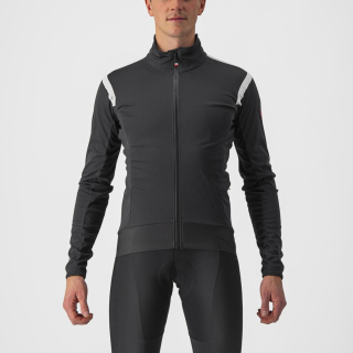 Castelli ALPHA RoS 2 LIGHT JACKET juoda/balta dviratininko striukė