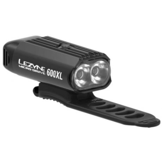 LEZYNE MICRO DRIVE 600XL Black priekinis žibintas 