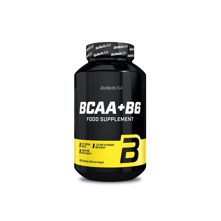 BioTech BCAA+B6 200 tablečių maisto papildas