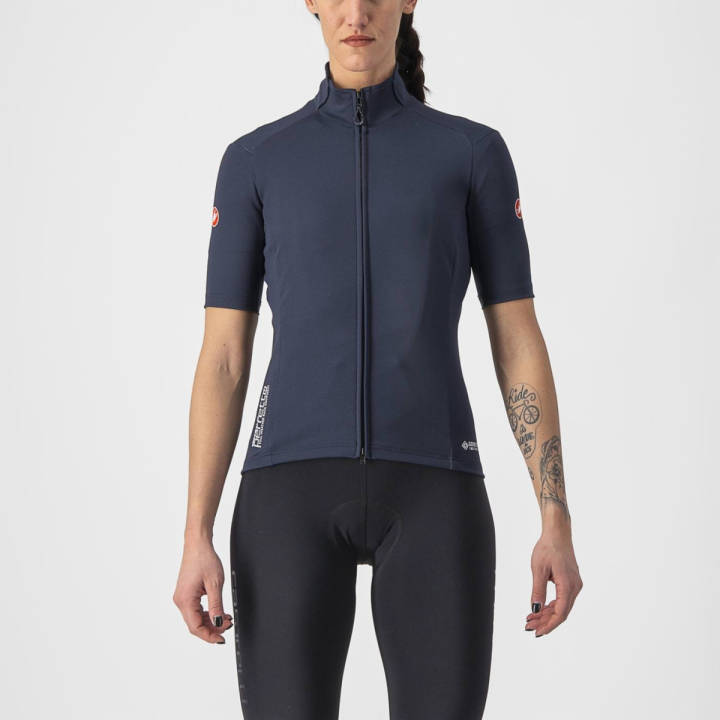 Castelli PERFETTO RoS 2W WIND Savile Blue striukė nuo vėjo dviratininkėms