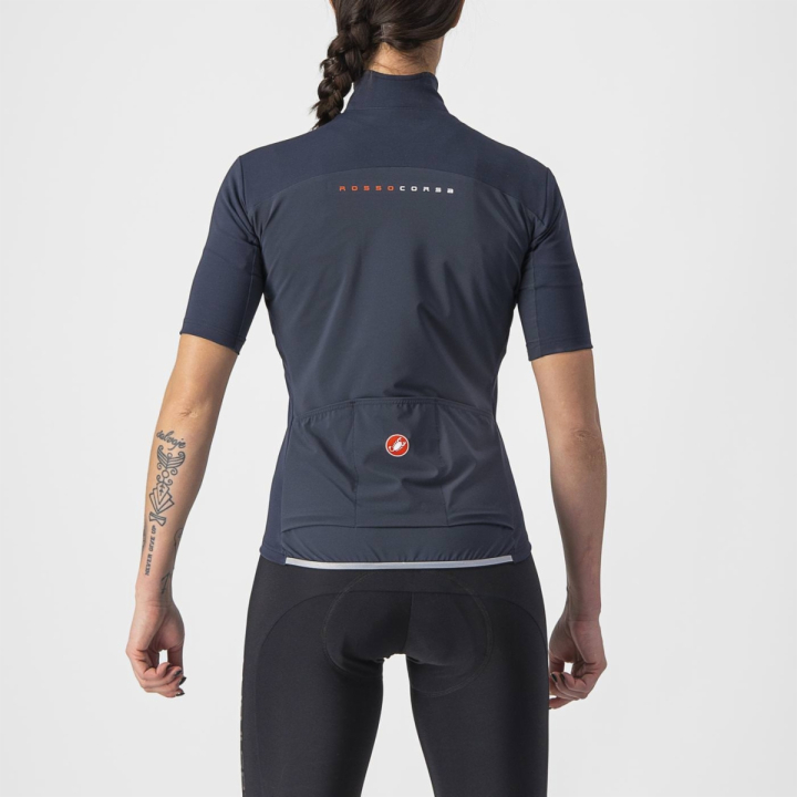 Castelli PERFETTO RoS 2W WIND Savile Blue striukė nuo vėjo dviratininkėms