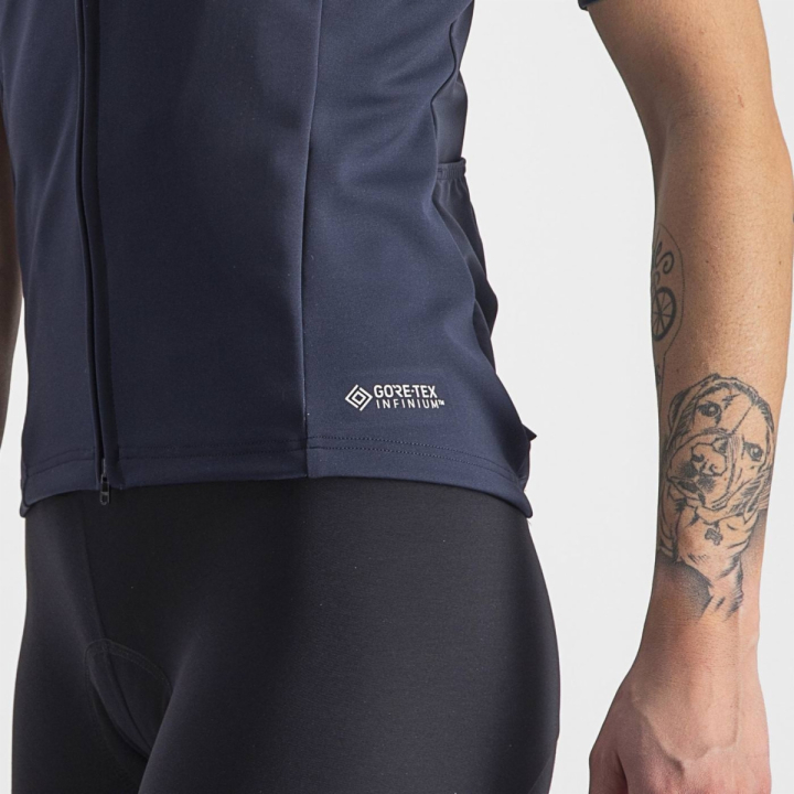 Castelli PERFETTO RoS 2W WIND Savile Blue striukė nuo vėjo dviratininkėms