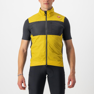 Castelli UNLIMITED PUFFY Goldenrod/Dark Gray dviratininko šilta liemėnė