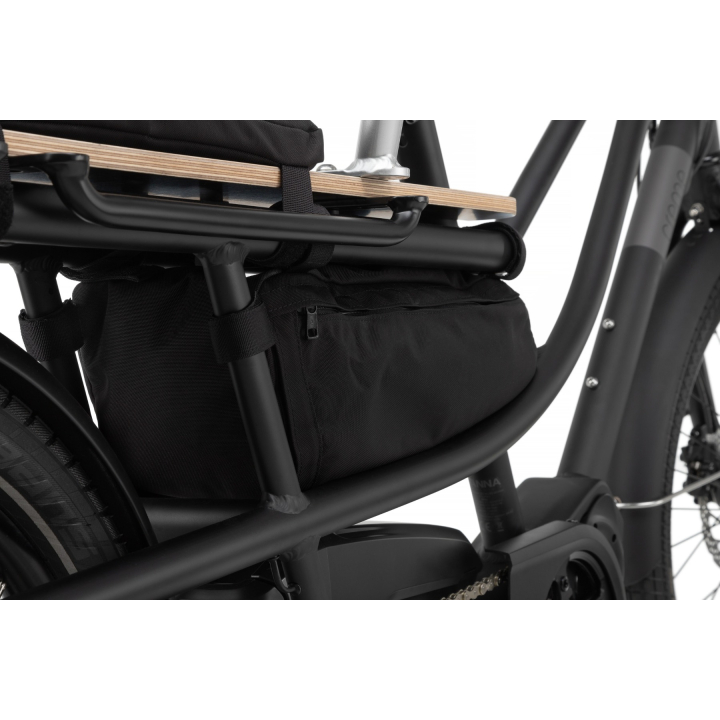 Creme HAPPY WAGON 504 Wh Black elektrinis cargo dviratis (20"/24")