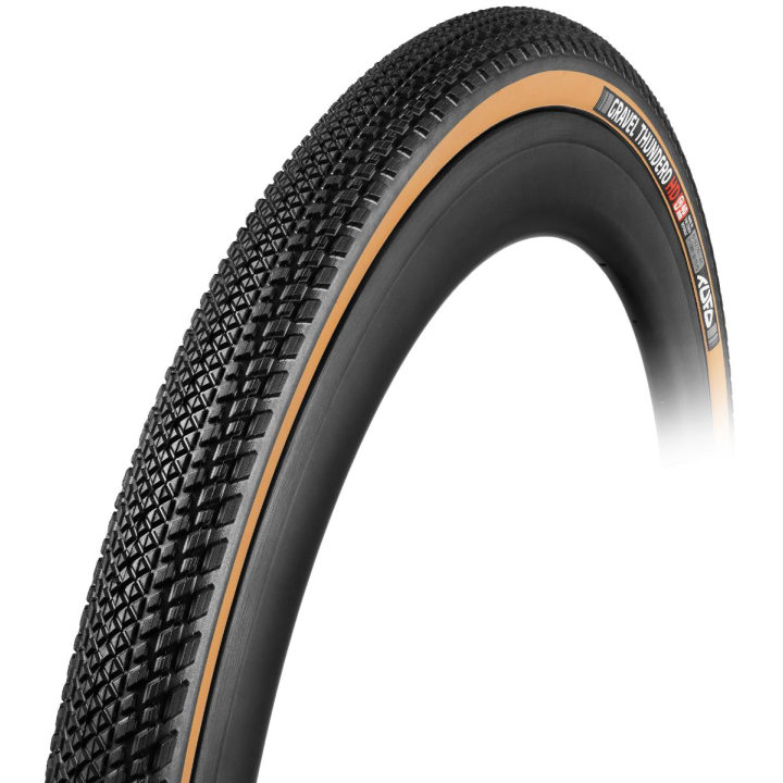 TUFO Gravel Thundero HD 40-622/700x40C Black/Beige Tubeless Folding padanga