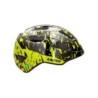 Lazer Nutz KinetiCore Black Flash Yellow dviratininko šalmas