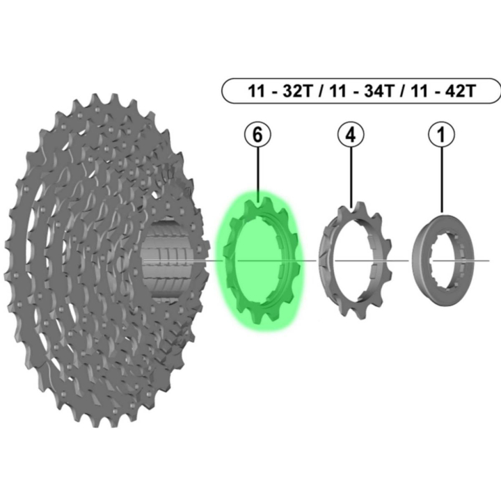 Dantratis SHIMANO CS-HG500-10 13T