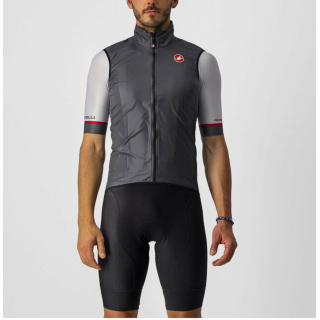 Castelli ARIA VEST Dark Gray dviratininko liemenė nuo vėjo