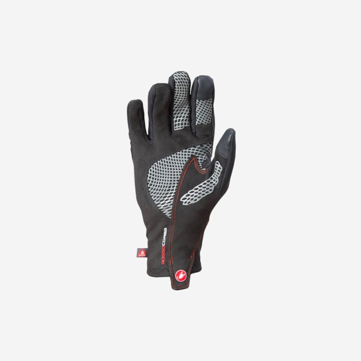 Castelli SPETTACOLO RoS Black/Red žieminės dviratininko pirštinės