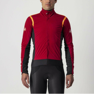 Castelli ALPHA RoS 2 Pro Red/Brilliant Orange-Barba dviratininko striukė