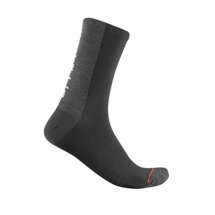 Castelli BANDITO WOOL 18 Black Kojinės Dviratininkams