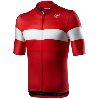 Castelli LaMITICA Red/White marškinėliai dviratininkams                                                                 