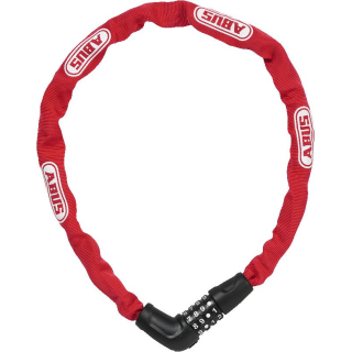 Abus Steel-O-Chain 5805C/75 Red Grandininė Spyna