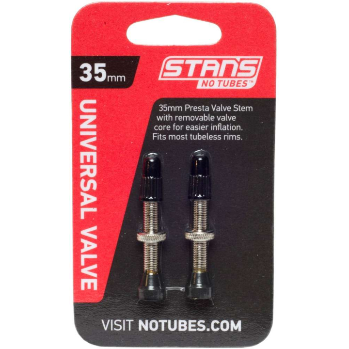 Stan’s NoTubes Universal 35mm Tubeless Presta Valve bekamerinis ventilis (pora)