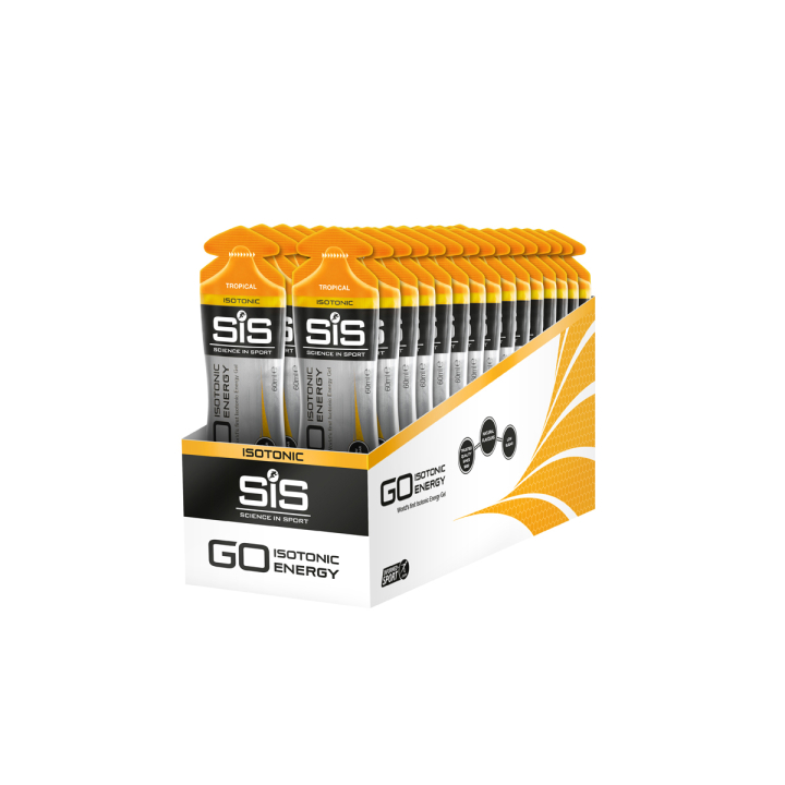 SiS GO Isotonic Energy Gel Tropical 60 ml energinis gelis