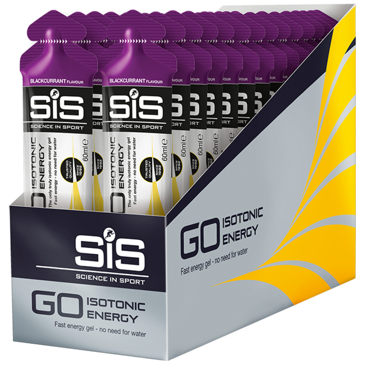 SiS GO Isotonic Energy Gel Blackcurrant 60 ml energinis gelis