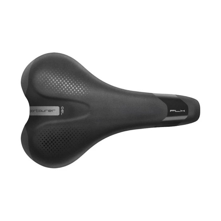 Selle Italia Sportourer FLX Lady Gel 170mm Juodas Balnelis Moterims