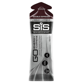 SiS GO Energy + Caffeine Gel Double Espresso 60 ml energinis gelis su kofeinu