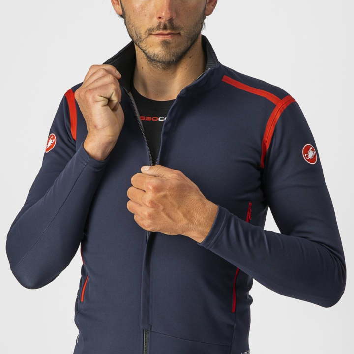 Castelli PERFETTO RoS LONG SLEEVE SAVILE BLUE dviratininko striukė