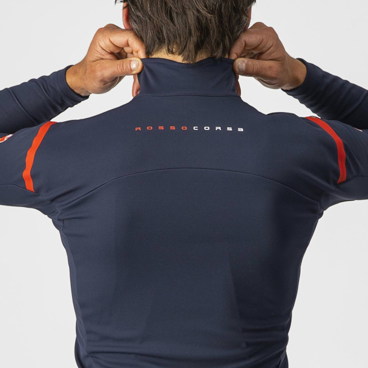 Castelli PERFETTO RoS LONG SLEEVE SAVILE BLUE dviratininko striukė