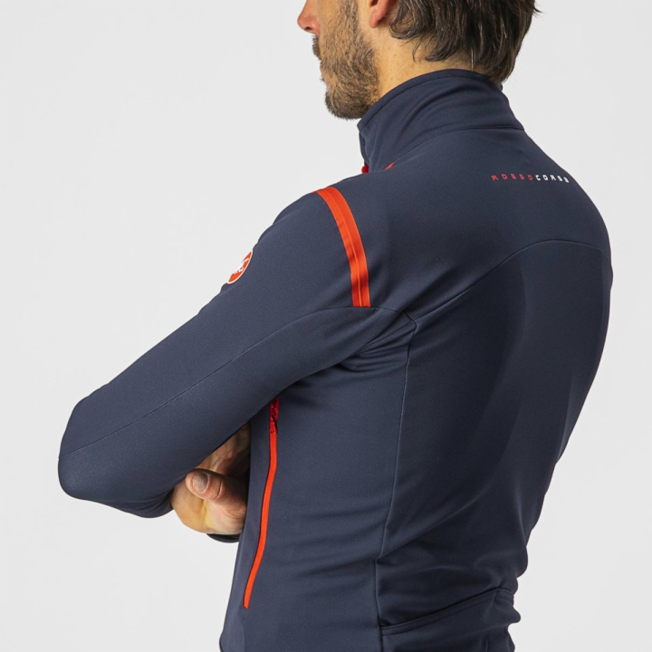 Castelli PERFETTO RoS LONG SLEEVE SAVILE BLUE dviratininko striukė