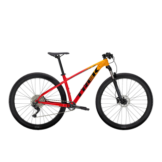 Trek Marlin 7 Marigold to Radioactive Red Fade kalnų dviratis (29")